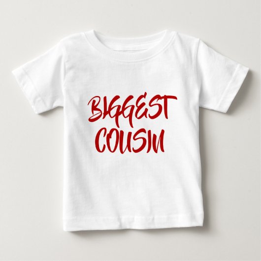 T-shirt Pour Bébé Le PLUS GRAND cousin (Devant)
