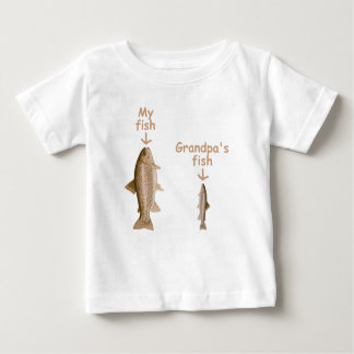 T-shirt Pour Bébé Le poisson de mon grand-père