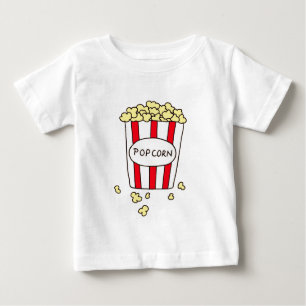 T-shirt Pour Bébé Le pop-corn du Fun Movie Theatre dans le Bucket ro