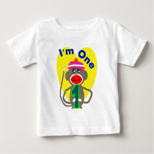 T-shirt Pour Bébé Le premier anniversaire de bébé "je suis une"