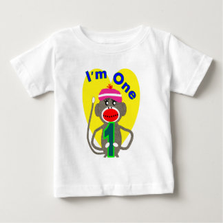 T-shirt Pour Bébé Le premier anniversaire de bébé "je suis une"
