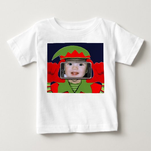 T-shirt Pour Bébé Le premier Noël de bébé (Devant)