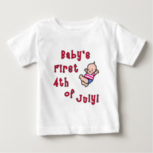 T-shirt Pour Bébé Le premier quatrième du bébé des produits de
