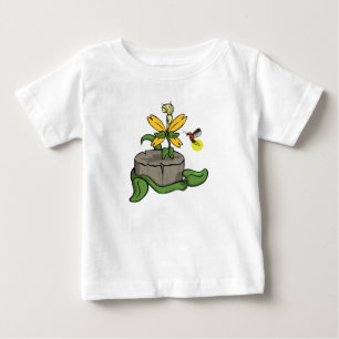 T-shirt Pour Bébé Le printemps accueille les enfants d'été et la che