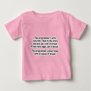 T-shirt Pour Bébé Le programmeur et sa femme - Deuxième d'une série
