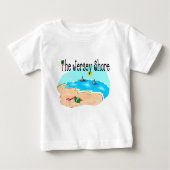 T-shirt Pour Bébé Le rivage du Jersey (Devant)