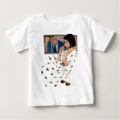 T-shirt Pour Bébé Le Rose d'or (Devant)