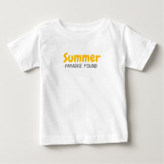 T-shirt Pour Bébé « Le sel dans l'air, le sable dans mes cheveux.