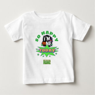 T-shirt Pour Bébé Le si heureux je suis un aujourd'hui Customisé Ann