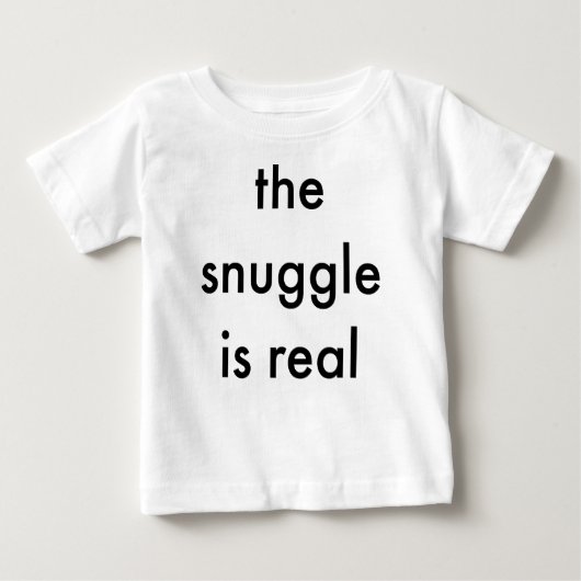 T-shirt Pour Bébé Le SNUGGLE est une véritable combinaison pour bébé (Devant)