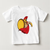 T-shirt Pour Bébé Le spartiate (Devant)