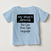 T-shirt Pour Bébé Le spécial de ma mère (Devant)