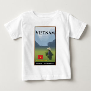 T-shirt Pour Bébé Le Vietnam