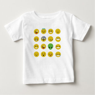 T-shirt Pour Bébé Le visage heureux d'Emoji