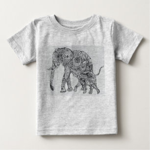 T-shirt Pour Bébé l'éléphant sont le meilleur ! !