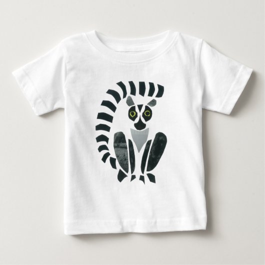 T-shirt Pour Bébé Lémur (Devant)