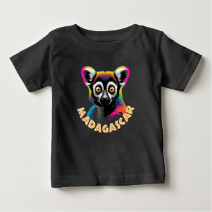 T-shirt Pour Bébé Lémur de Madagascar