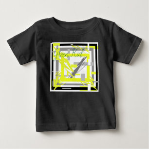 T-shirt Pour Bébé L'énergie électrique Art Abstrait