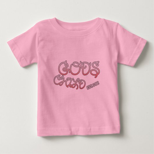 T-shirt Pour Bébé L'enfant de Dieu (Devant)