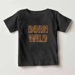 T-shirt Pour Bébé léopard de poster de animal de guépard