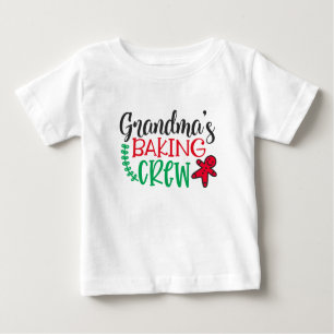 T-shirt Pour Bébé L'équipe de boulangers de Grand-mère