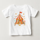 T-shirt Pour Bébé L'équipe du cirque rétro (Devant)