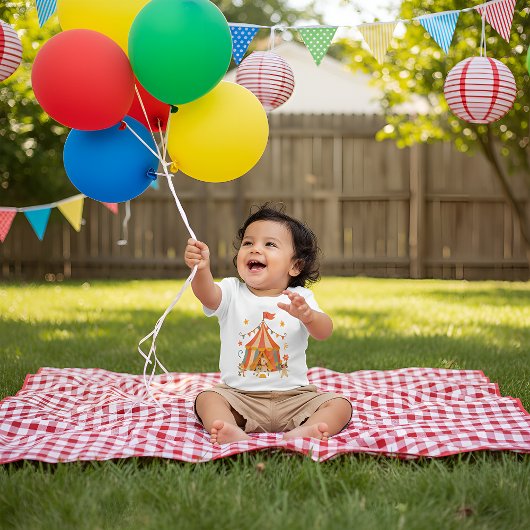 T-shirt Pour Bébé L'équipe du cirque rétro