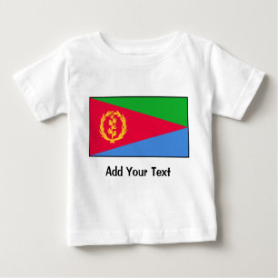 T-shirt Pour Bébé L'Érythrée - drapeau érythréen