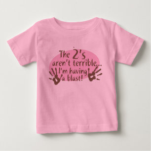 T-shirt Pour Bébé Les 2 ne sont pas terribles…
