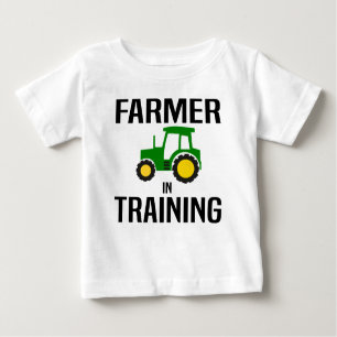 T-shirt Pour Bébé Les Agriculteurs En Chemise D'Entraînement