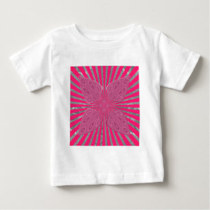 T-shirt Pour Bébé Les ailes de la fleur électrique : Un Edgy Vivily 