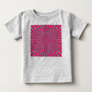 T-shirt Pour Bébé Les ailes de la fleur électrique : Un Edgy Vivily