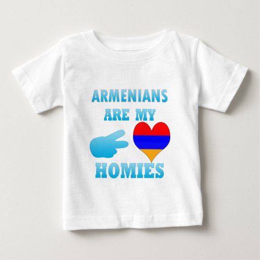 T-shirt Pour Bébé Les Arméniens sont mes Hommes (Devant)