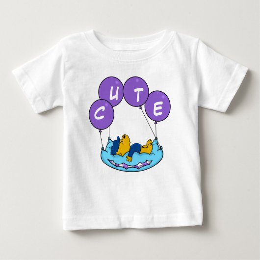 T-shirt Pour Bébé Les ballons Coussins de Ferald (Devant)