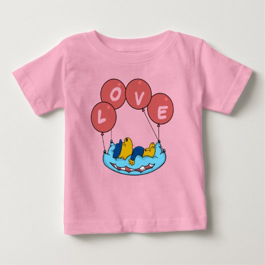 T-shirt Pour Bébé Les ballons Coussins de Ferald (Devant)