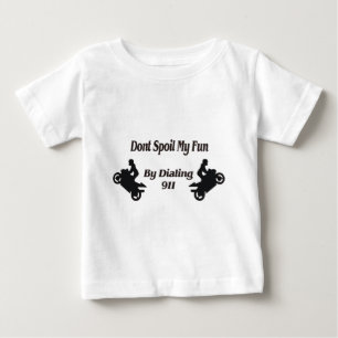 T-shirt Pour Bébé Les cascades extrêmes n'abîment pas mon amusemen