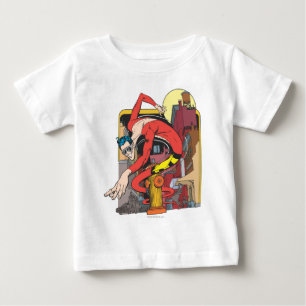 T-shirt Pour Bébé Les changements de forme de l'homme en plastique d