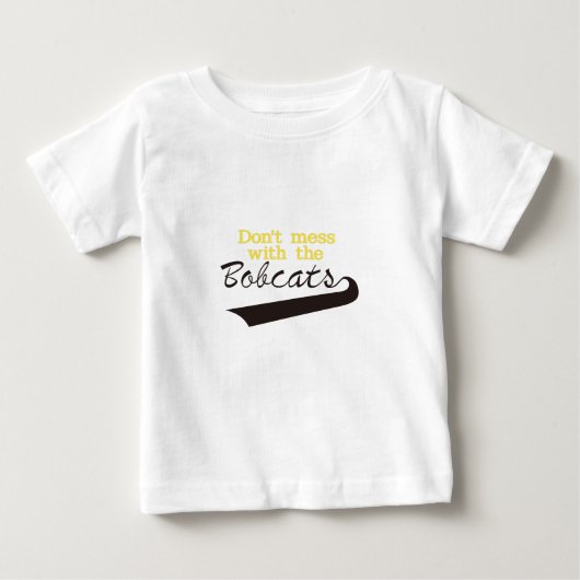 T-shirt Pour Bébé Les chats sauvages ne salissent pas (Devant)