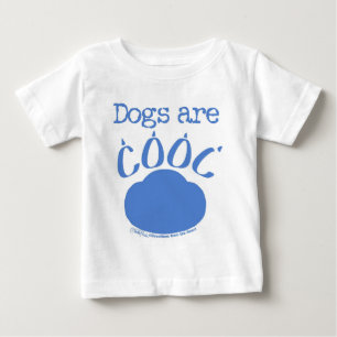 T-shirt Pour Bébé Les CHIENS sont Empreintes de pattes Cool