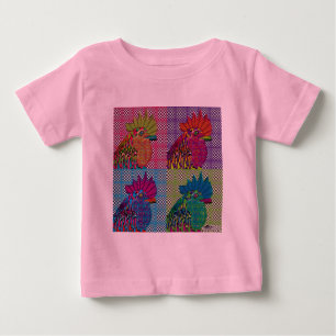 T-shirt Pour Bébé Les coqs sont devenus psycho