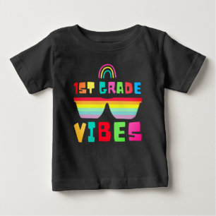 T-shirt Pour Bébé Les Enfants De 1Ème Année Vibes - Première Année R