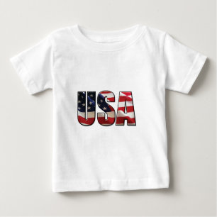 T-shirt Pour Bébé LES Etats-Unis