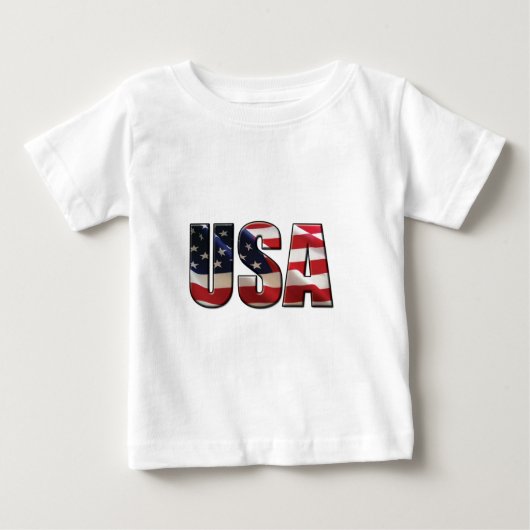 T-shirt Pour Bébé LES Etats-Unis (Devant)