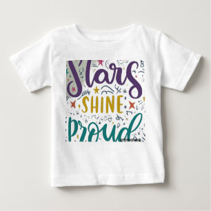 T-SHIRT POUR BÉBÉ LES ÉTOILES SONT FIÈRES