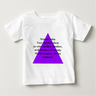 T-shirt Pour Bébé Les femmes prennent la place qui vous revient en t