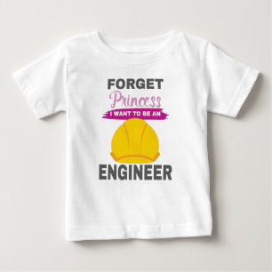 T-shirt Pour Bébé Les Filles Aspirationnistes Oublient La Princesse