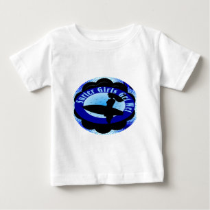 T-shirt Pour Bébé Les filles surfeurs se mouillent