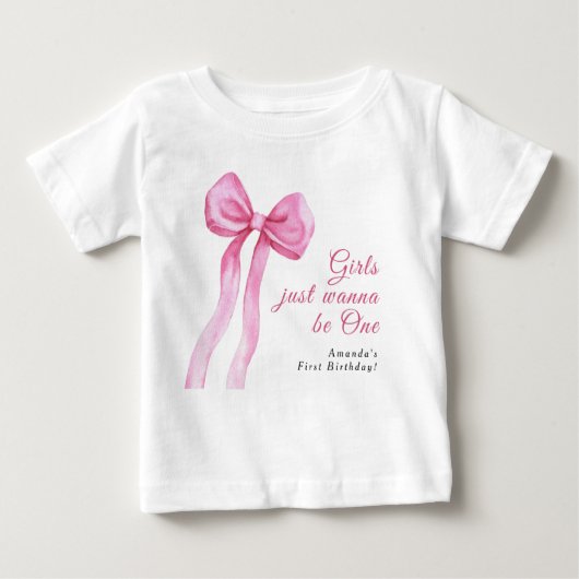 T-shirt Pour Bébé Les filles veulent juste être une fête d'anniversa (Devant)