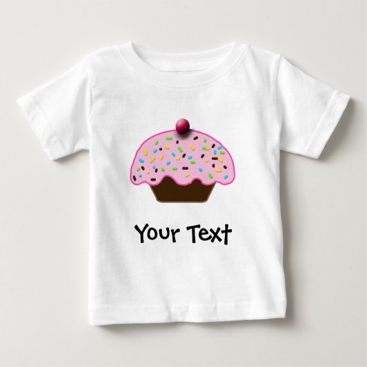T-shirt Pour Bébé Les gâteaux mignons (Devant)