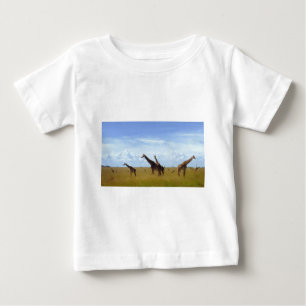 T-shirt Pour Bébé Les Giraffes du Parc National de Nairobi